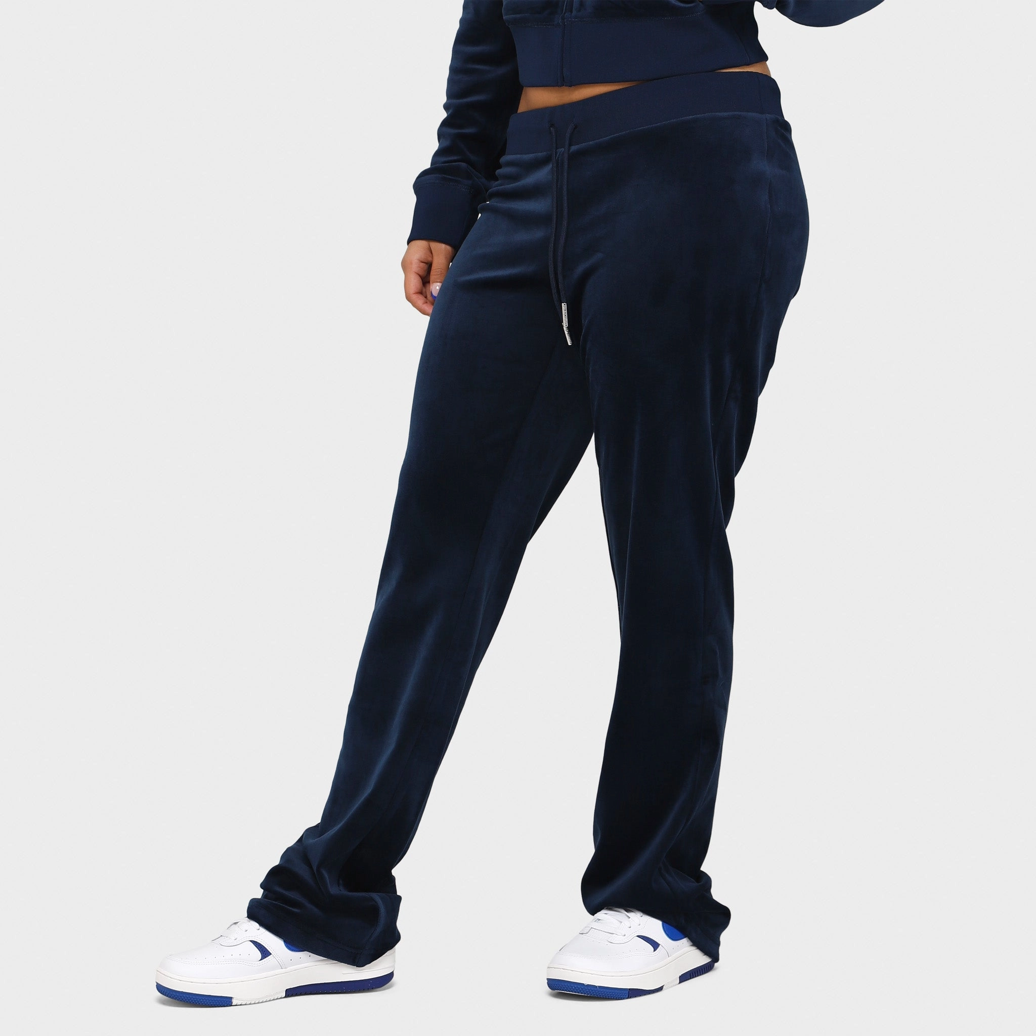Juicy Couture Women's OG Big Bling Velour Track Pants / Regal Blue Smart Casual