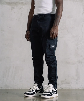 WNDRR Fairfax Cargo Pant (Black) Saga Fit