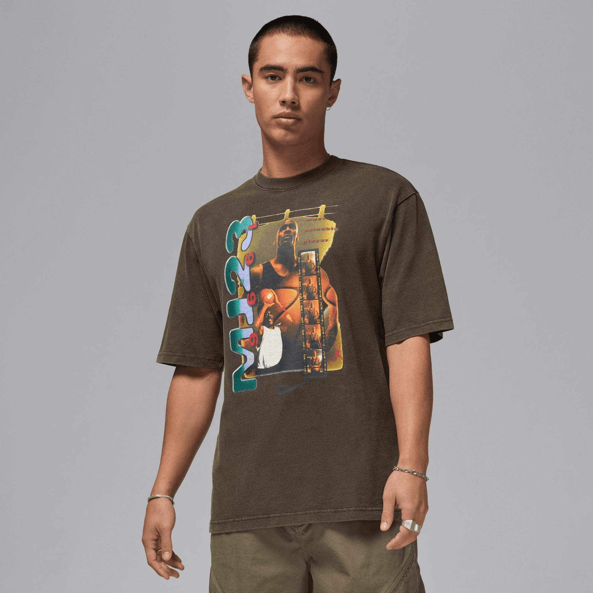 Jordan Men's Short-Sleeve T-Shirt Non Shrink Material
