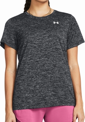Star Light Prince Core Under Armour Tech Twist Short Sleeve Womens Training Top - Black