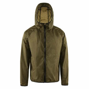 FadeResistantColors Men's Ultralight DWR Wind Jacket Olive