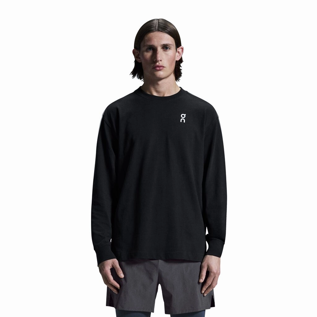 On Men's Club Long Top Black EcoFriendlyTextiles Love Glow