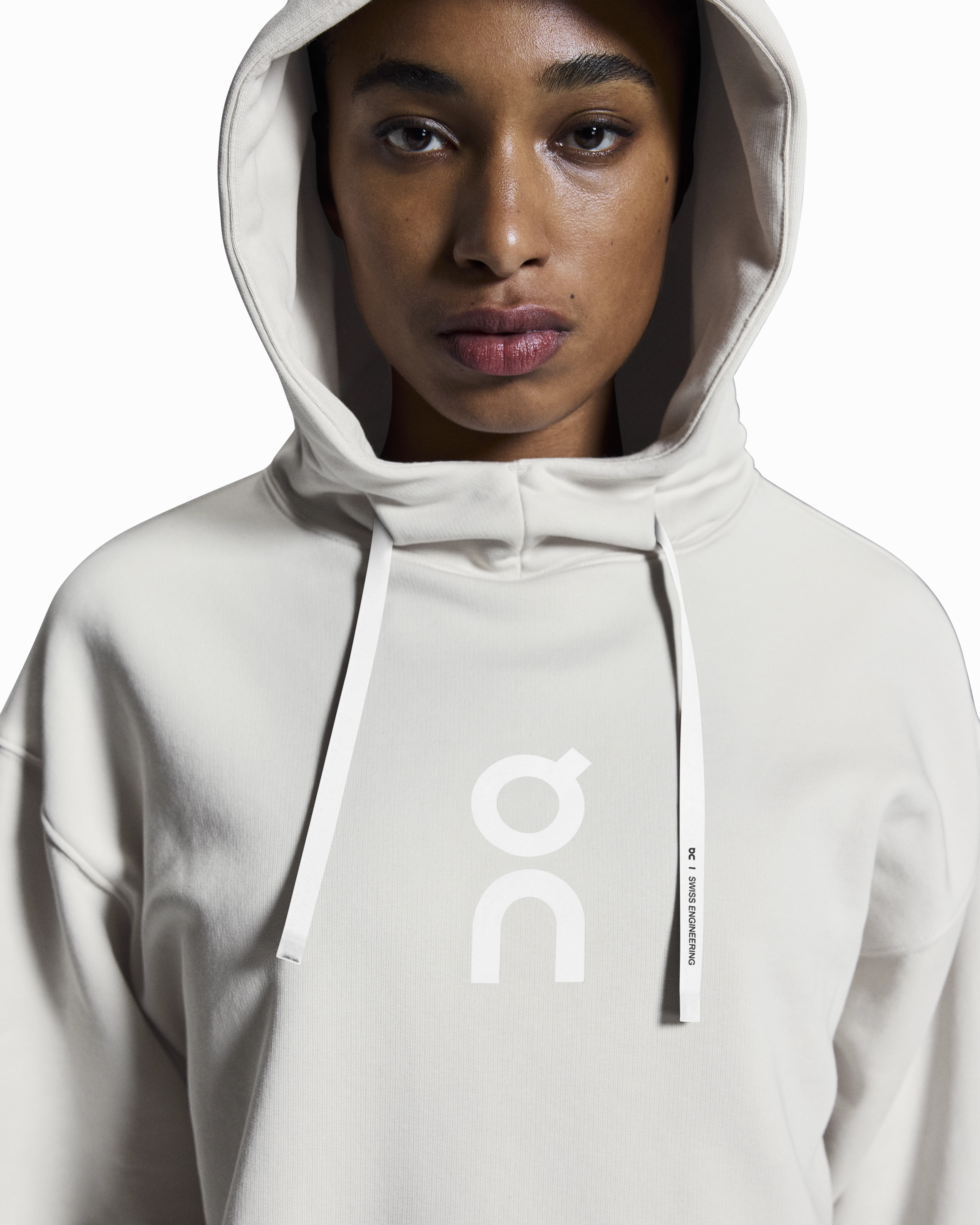 Women's Club Hoodie Silver AntiPilling Fabric
