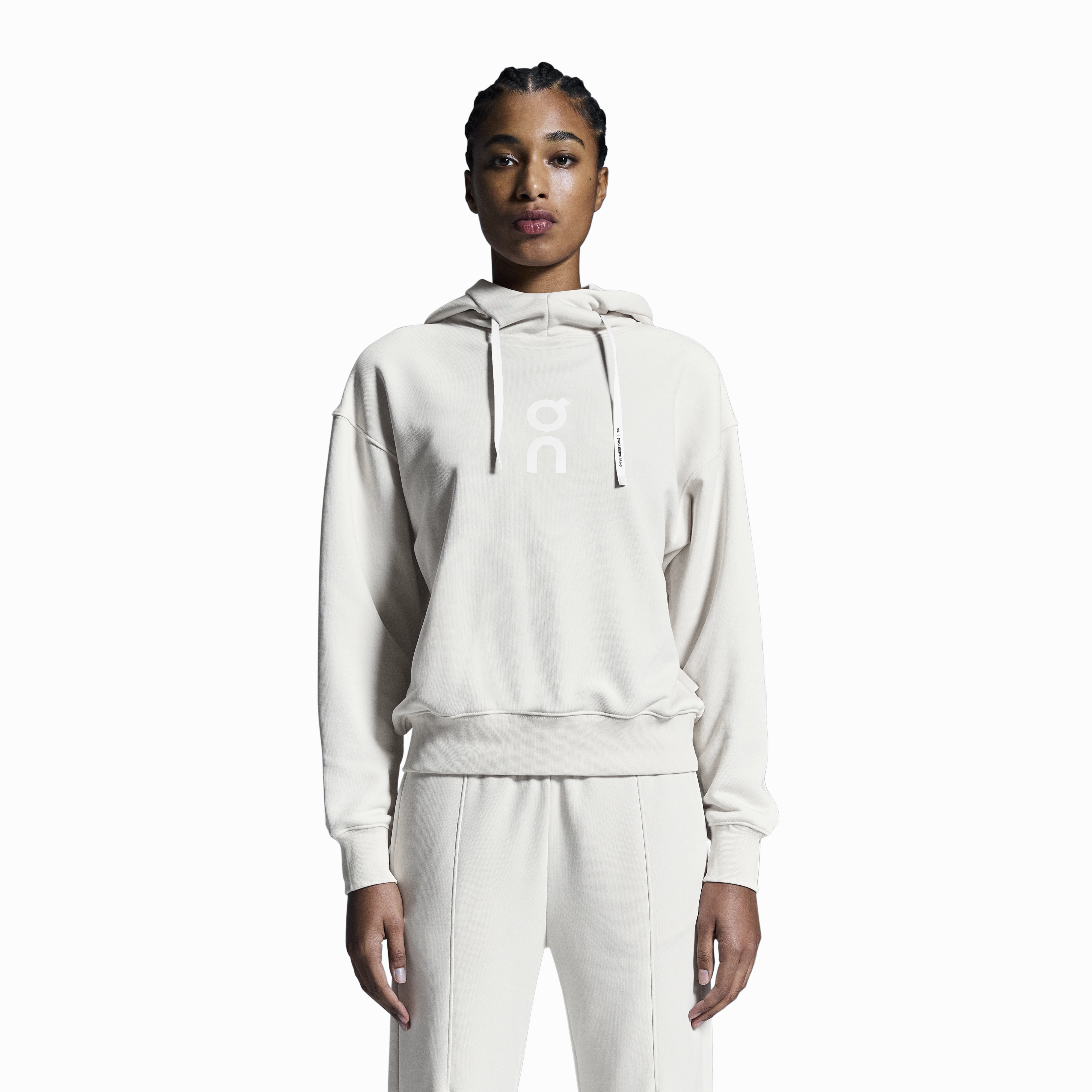 Women's Club Hoodie Silver SustainableProduction