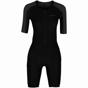 Orca Athlex Aero Race Womens Tri Suit - Silver QuickAccess Pockets EcoFriendly Material