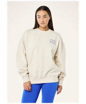 P.E Nation Kite Sweat (Oat Marle) Smile Glow