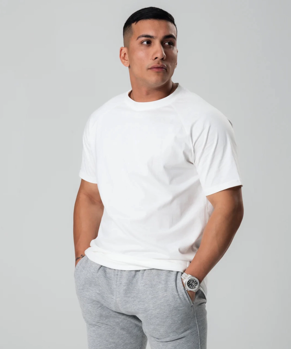 QuickReleaseClosures UNDRGROUND Straight Tee x Reflective Print (White)