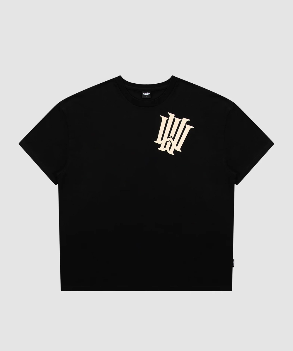 CompactFold Fearless Mode WNDRR Cartello Box Fit Tee (Black)