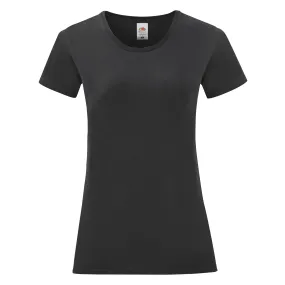 Ladies Iconic T | BLACK Evening Chic Adjustable Straps