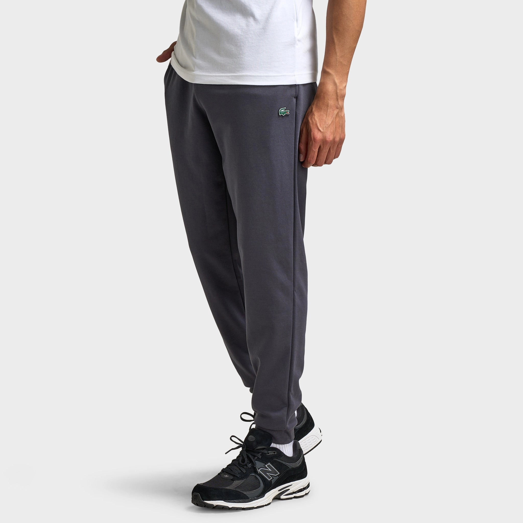 Mid-waisted Lacoste Double Knit Pant / Graphite