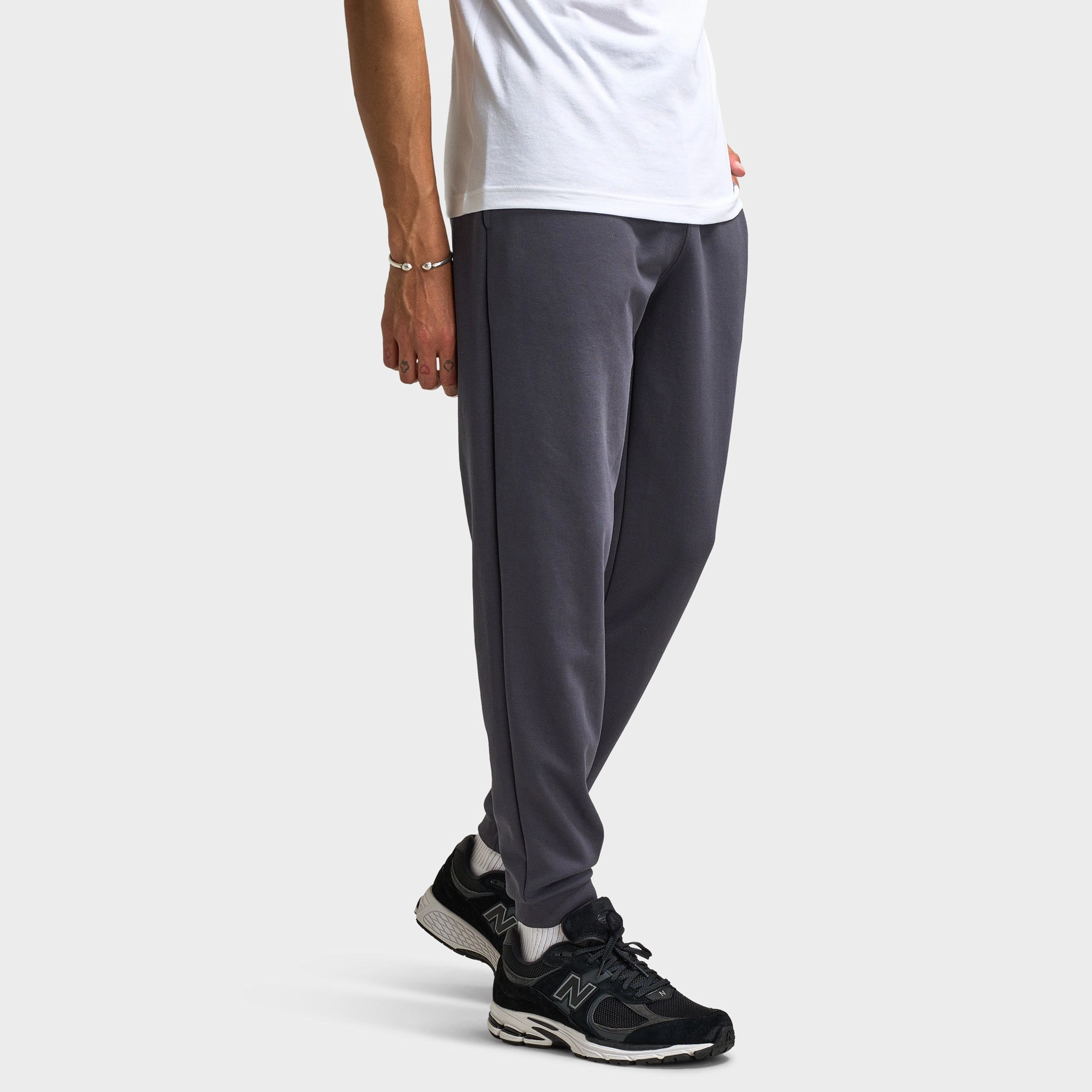 Zippered Hood Lacoste Double Knit Pant / Graphite