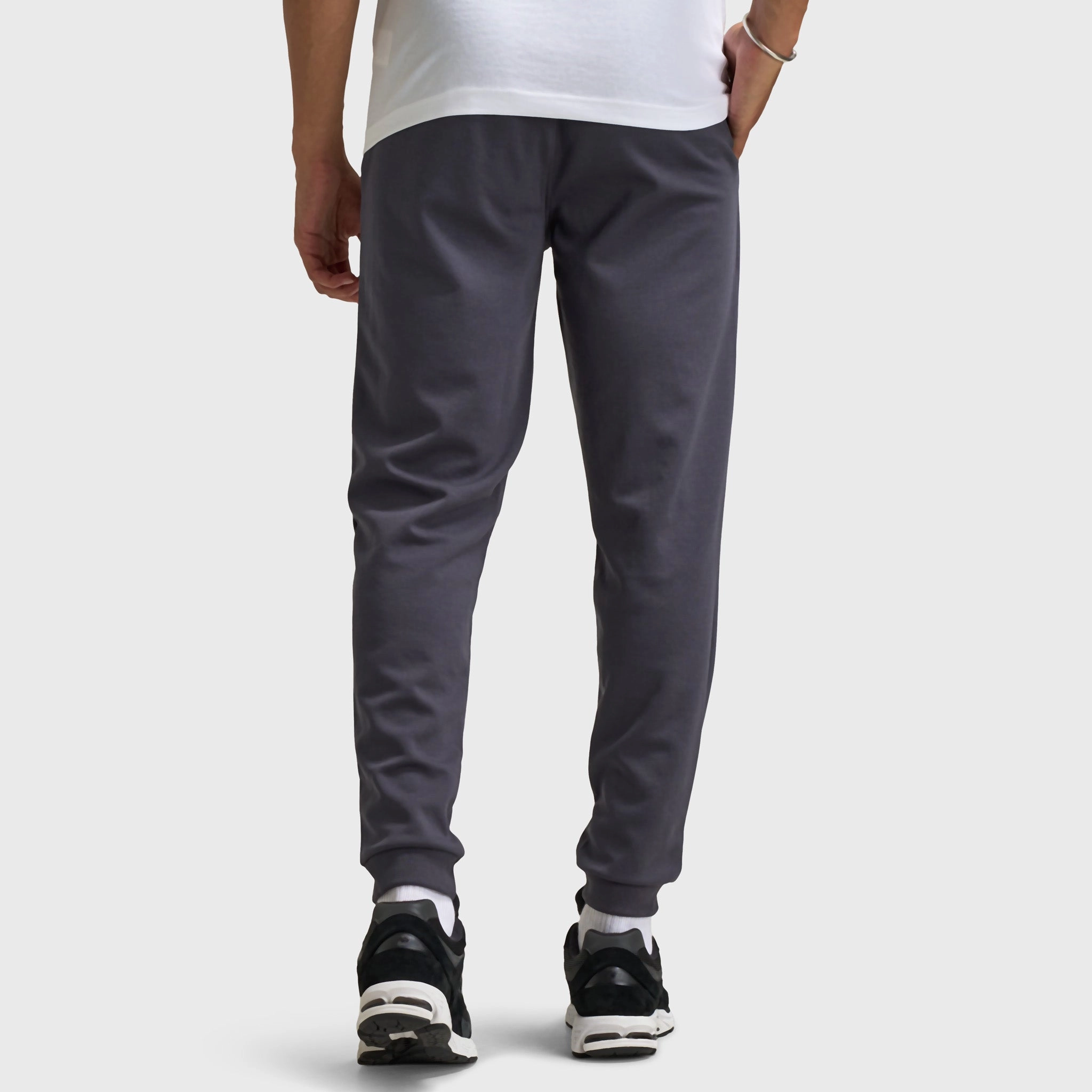 Lacoste Double Knit Pant / Graphite Lace trim Textured