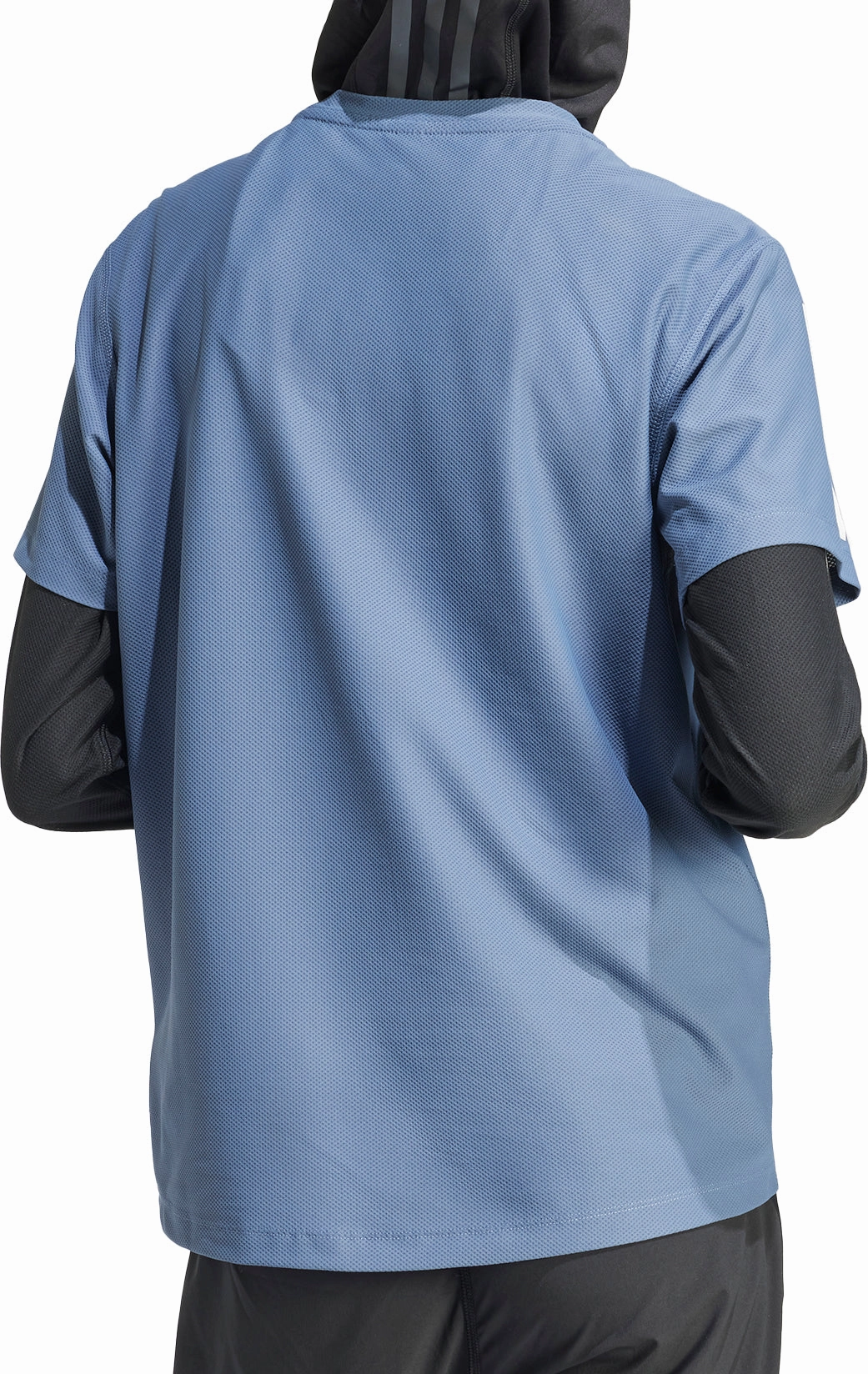 Comfy Wardrobe adidas Own The Run Short Sleeve Womens Running Top - Blue