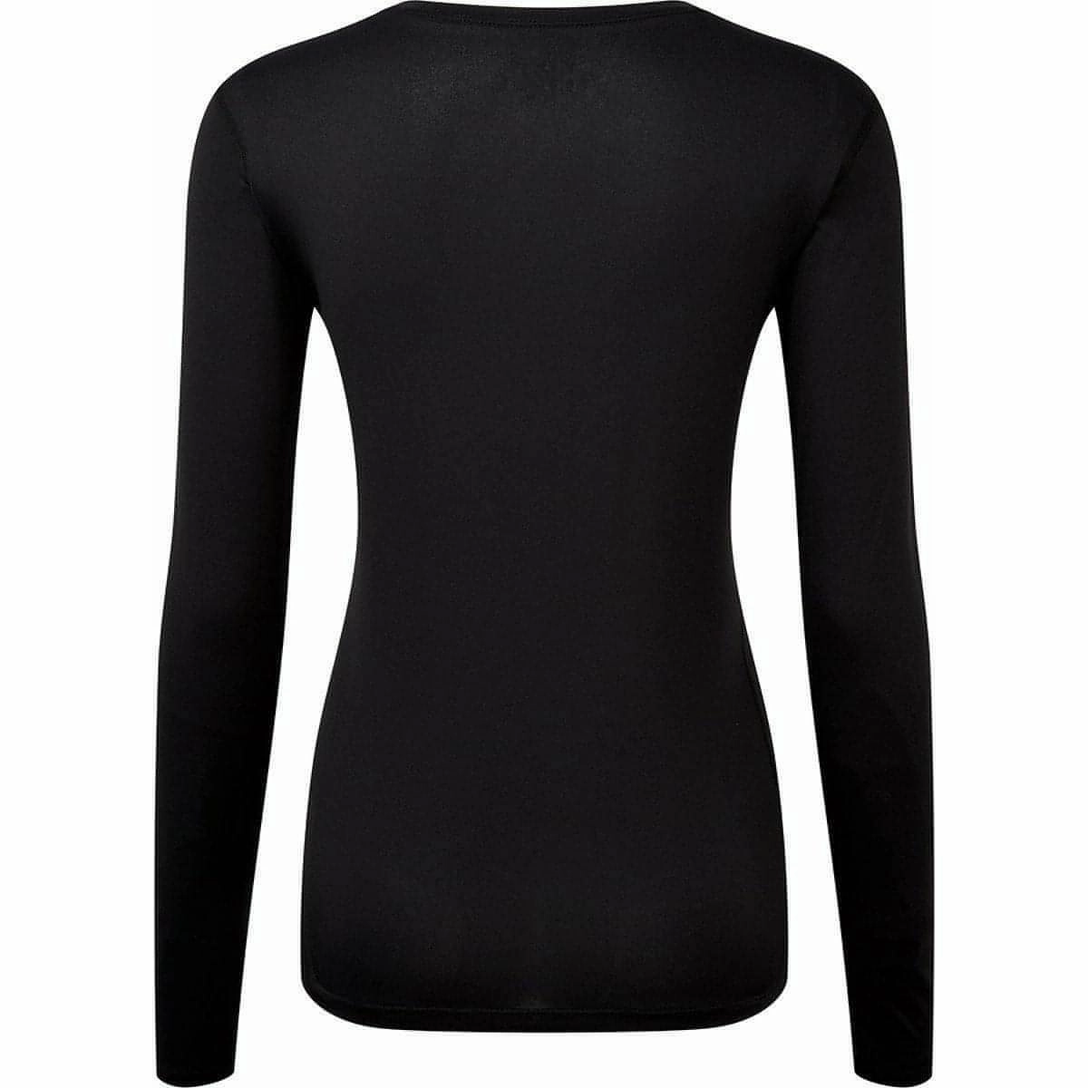 Ronhill Core Long Sleeve Womens Running Top - Black hypoallergenic Modern Touch