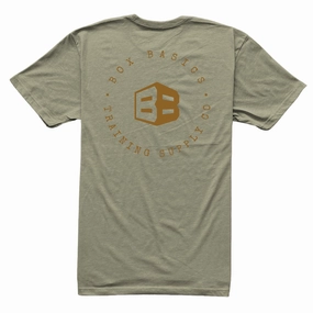 Non Restrictive Fit Easy to Style Box Basics Supply Co. Circle Tee