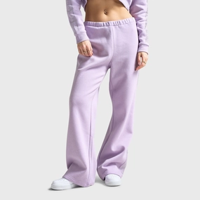 Juicy Couture Women's Fleece Wide Leg Pant / Orchid Petal Flexible Hemline MoistureManagementSystem