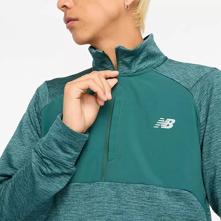 Men's Athletics Heat Grid 1/2 Zip Heat Reflective Lining