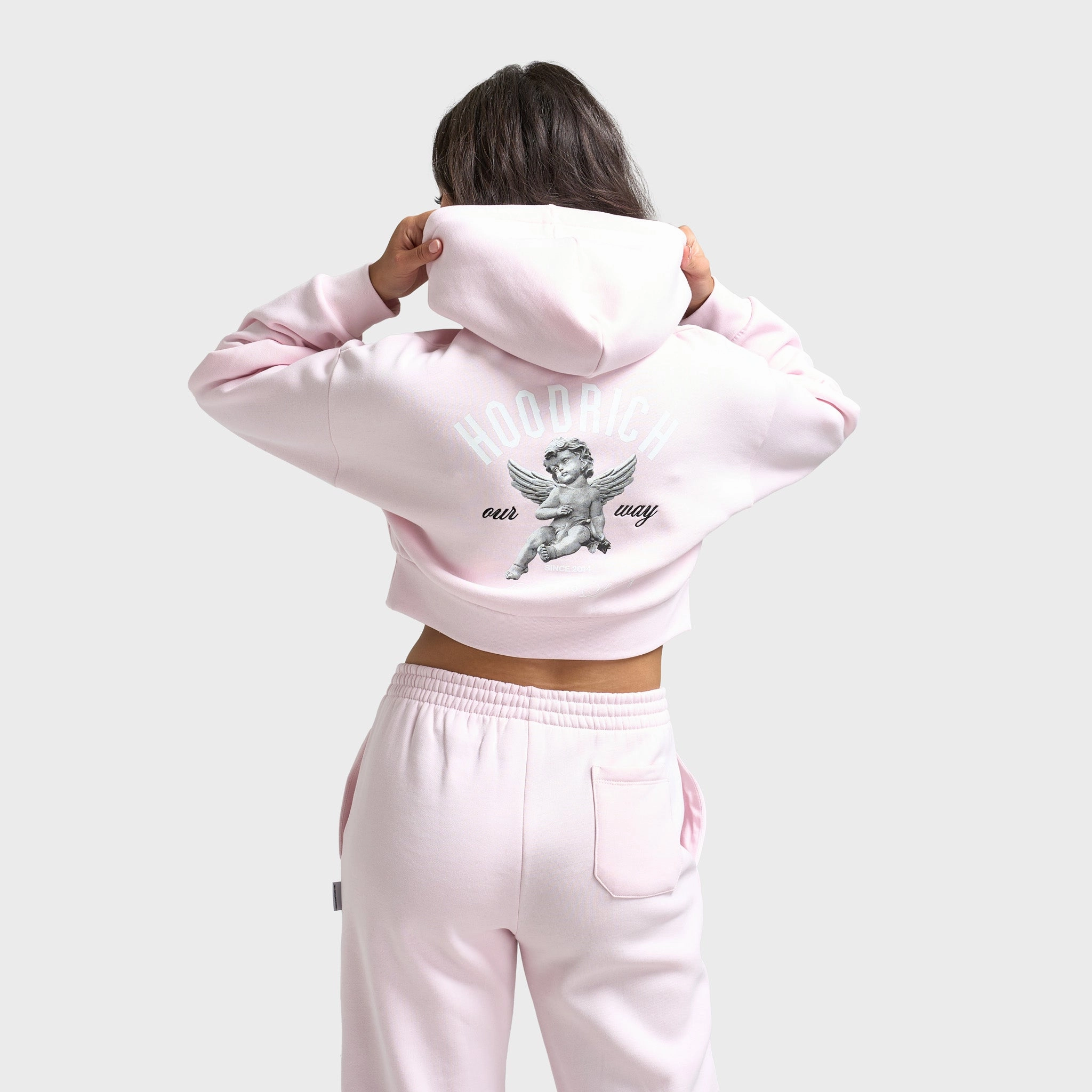 Hoodrich Women's OG Glow Cropped Hoodie / Festival Bloom Layer Friendly Shape