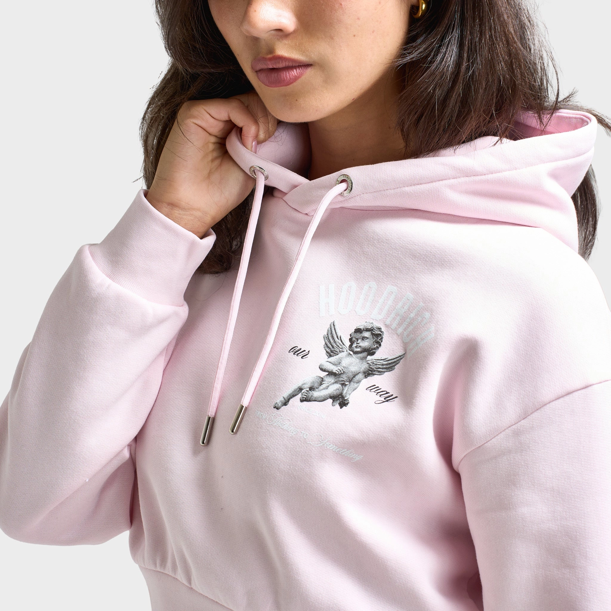 Hoodrich Women's OG Glow Cropped Hoodie / Festival Bloom Frictionless Inner Layer