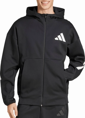 adidas Z.N.E Mens Training Track Jacket - Black AntiPilling