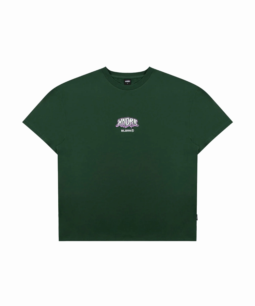 Sheer Fit AntiClingFabric WNDRR XLR8 Box Fit Tee (Forest Green)