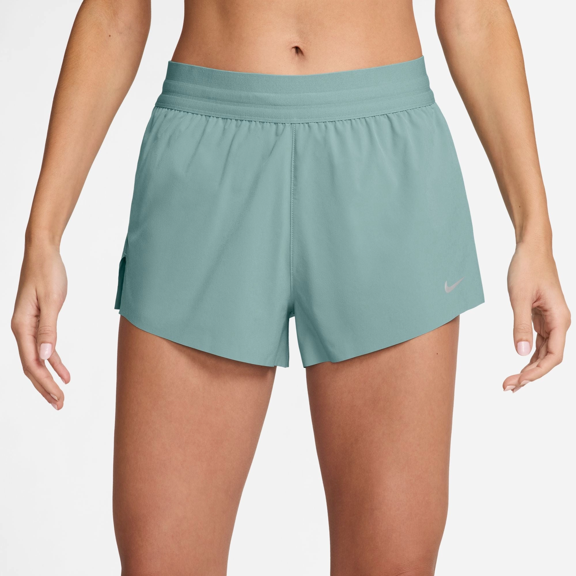 QuickAdjustStraps Nike Women's Swift Dri-FIT Mid-Rise 2.5" Brief-Lined Running Shorts