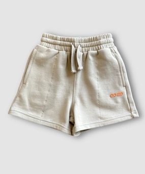 CO-ED Kids Track Shorts (Tan) Compact Packable Design WrinkleFreeTexture