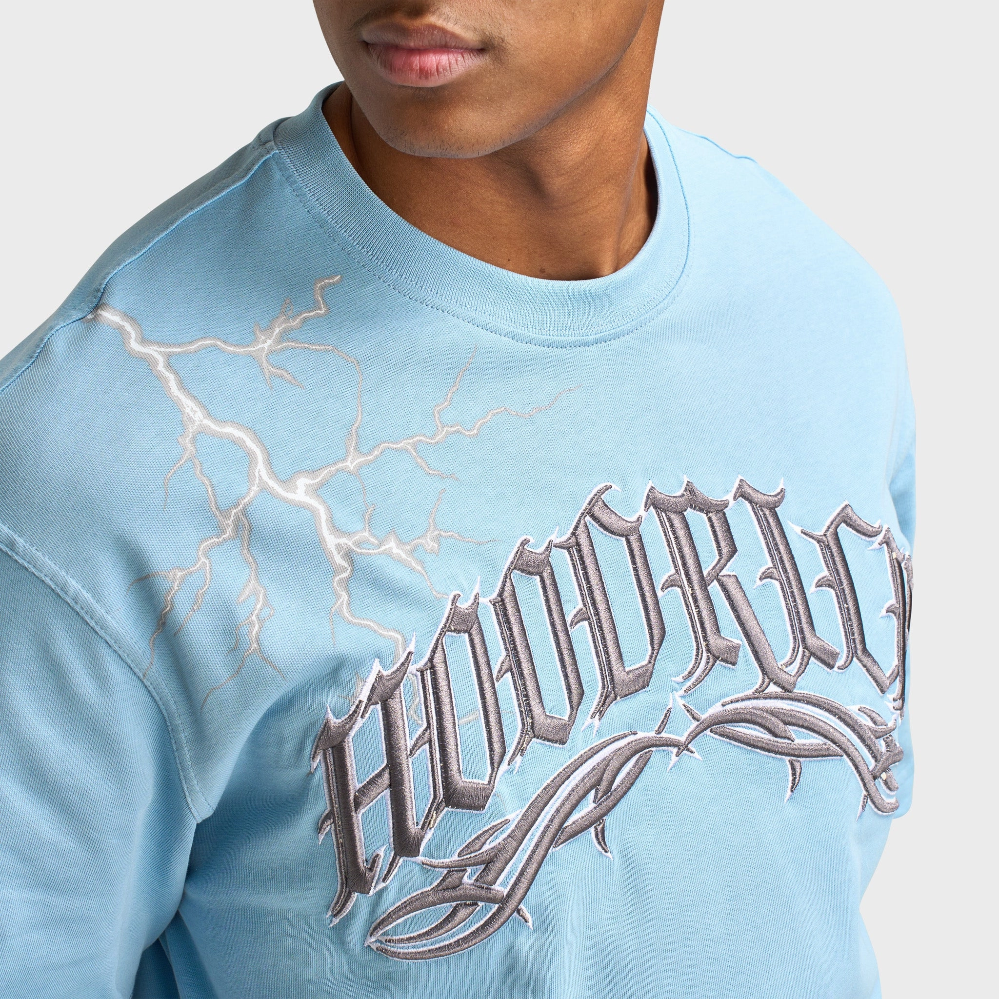 Hoodrich Dark Oversized T-shirt Glacier Lake / Lava Smoke quality service Stay Smooth