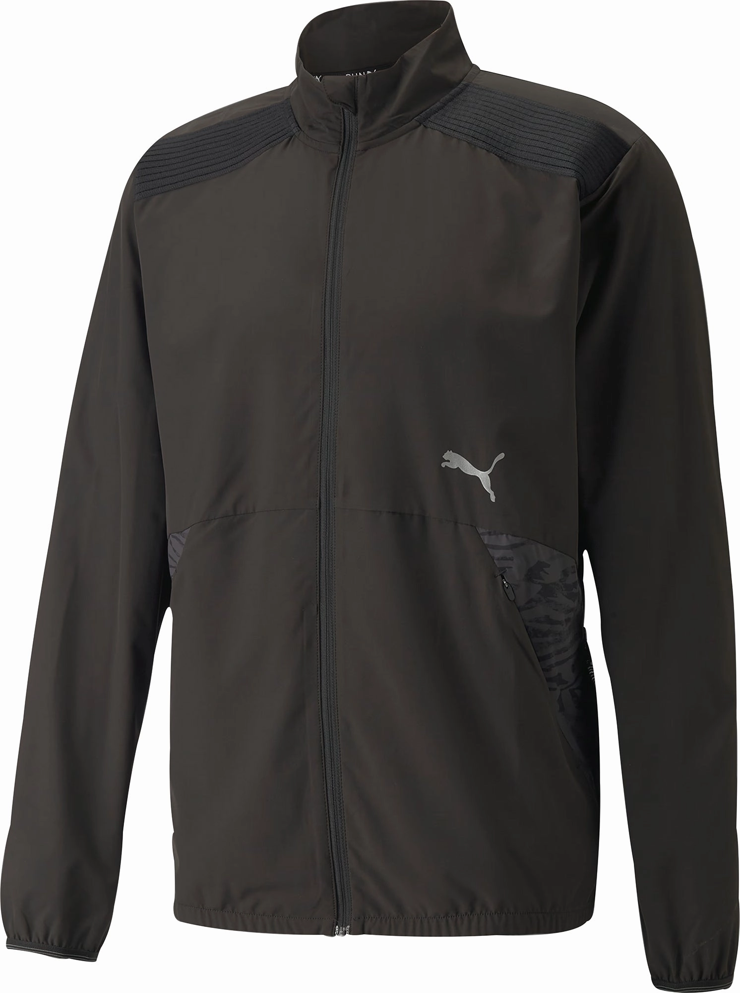 Puma Ultraweave S FSTR Mens Running Jacket - Black WrinkleResistant Breathable Comfort