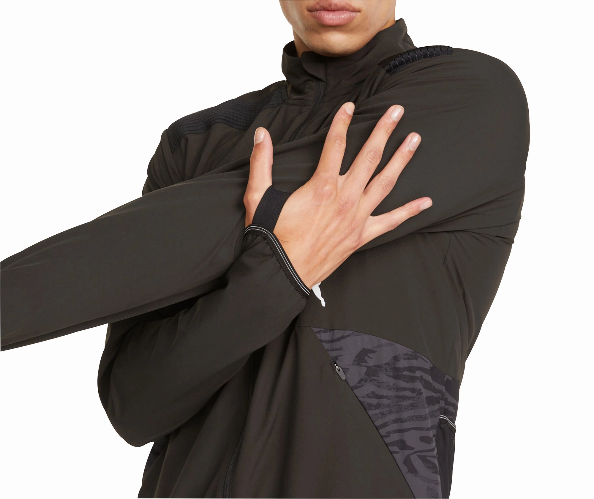 Puma Ultraweave S FSTR Mens Running Jacket - Black Makeup Layer Ready
