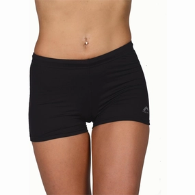 Active Lifestyle Gear water park More Mile More-Tech Womens Boy Running Shorts - Black