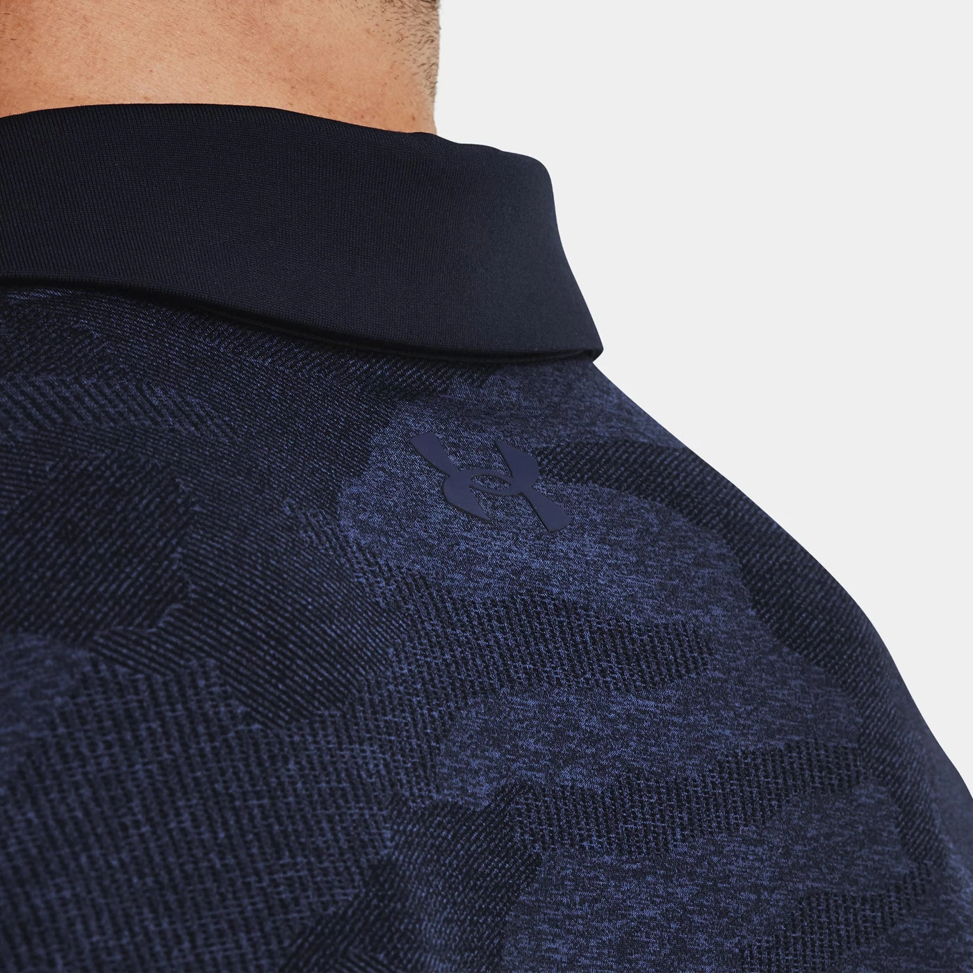 Under Armour Playoff 2.0 Jacquard Golf Polo Shirt - Midnight Navy Streetwear Edge
