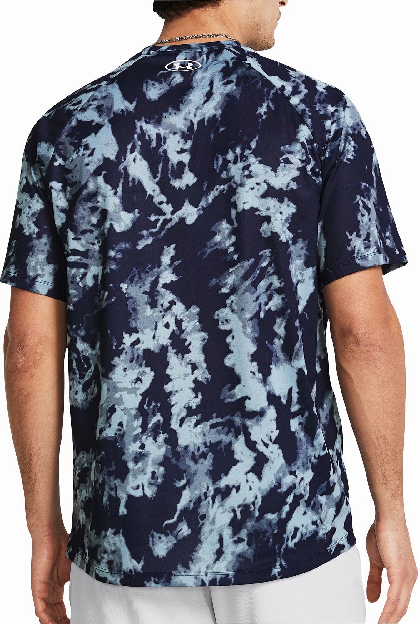 Under Armour ABC Camo Short Sleeve Mens Training Top - Blue Myth Soul