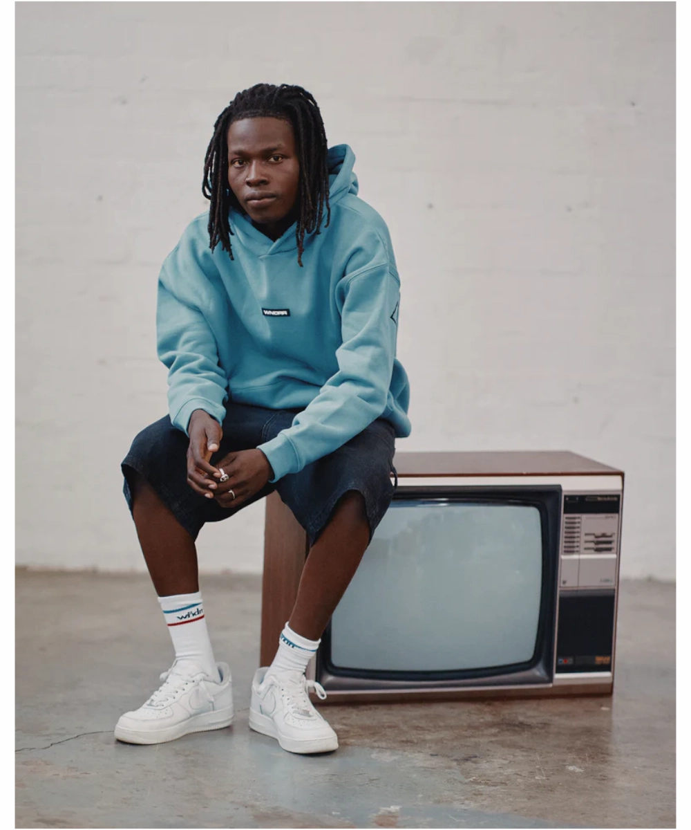 WNDRR Patron Hoodie (Dusk Blue) Ethic Core