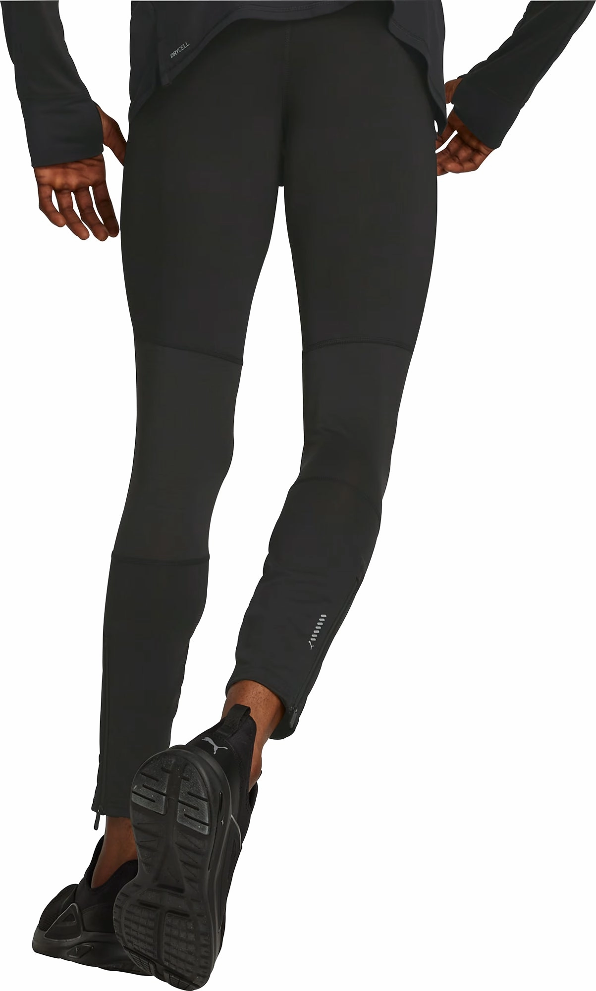 Puma Run Favourite Mens Long Running Tights - Black thermal