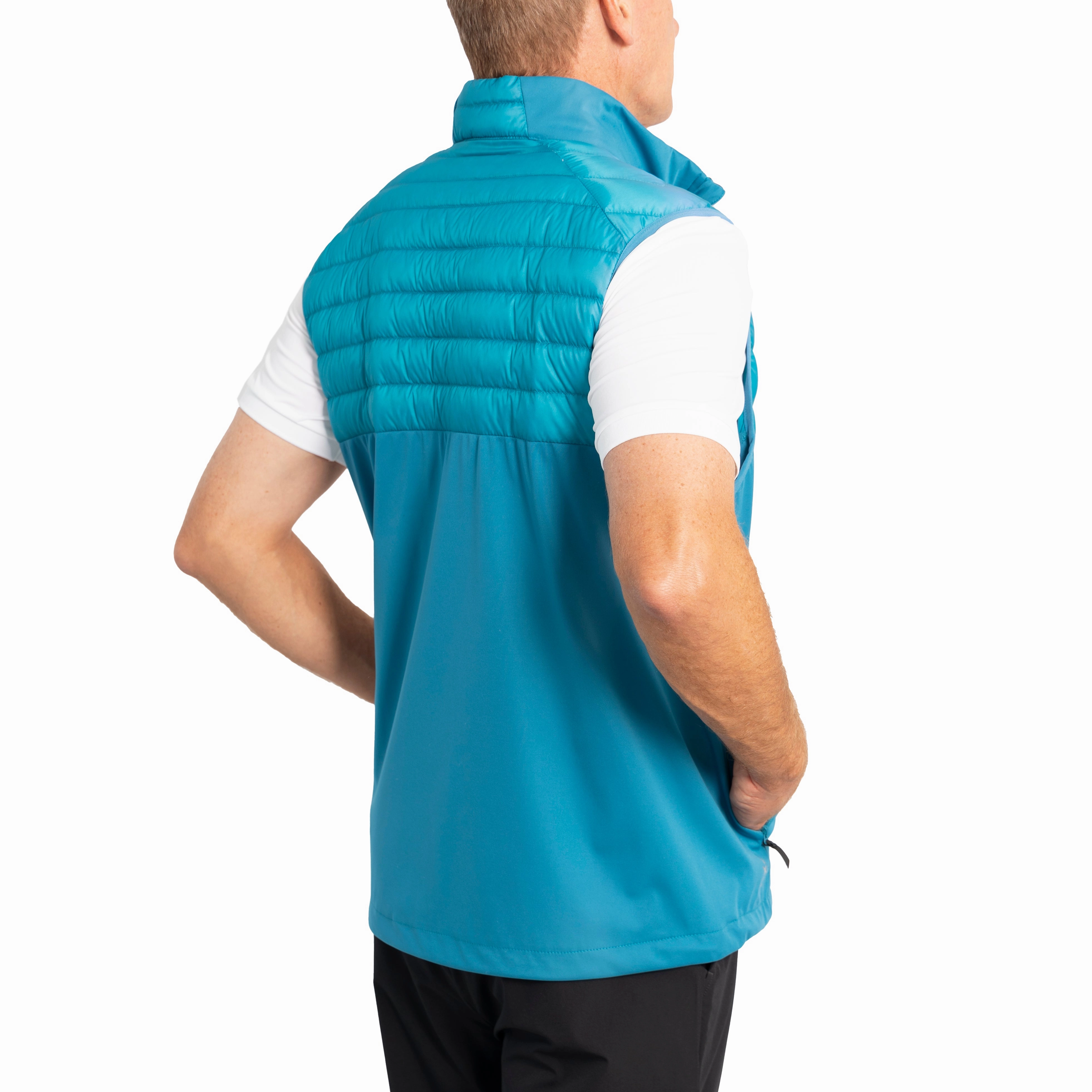 Enhancement classic clothing Cross Stance Golf Vest - Celestial