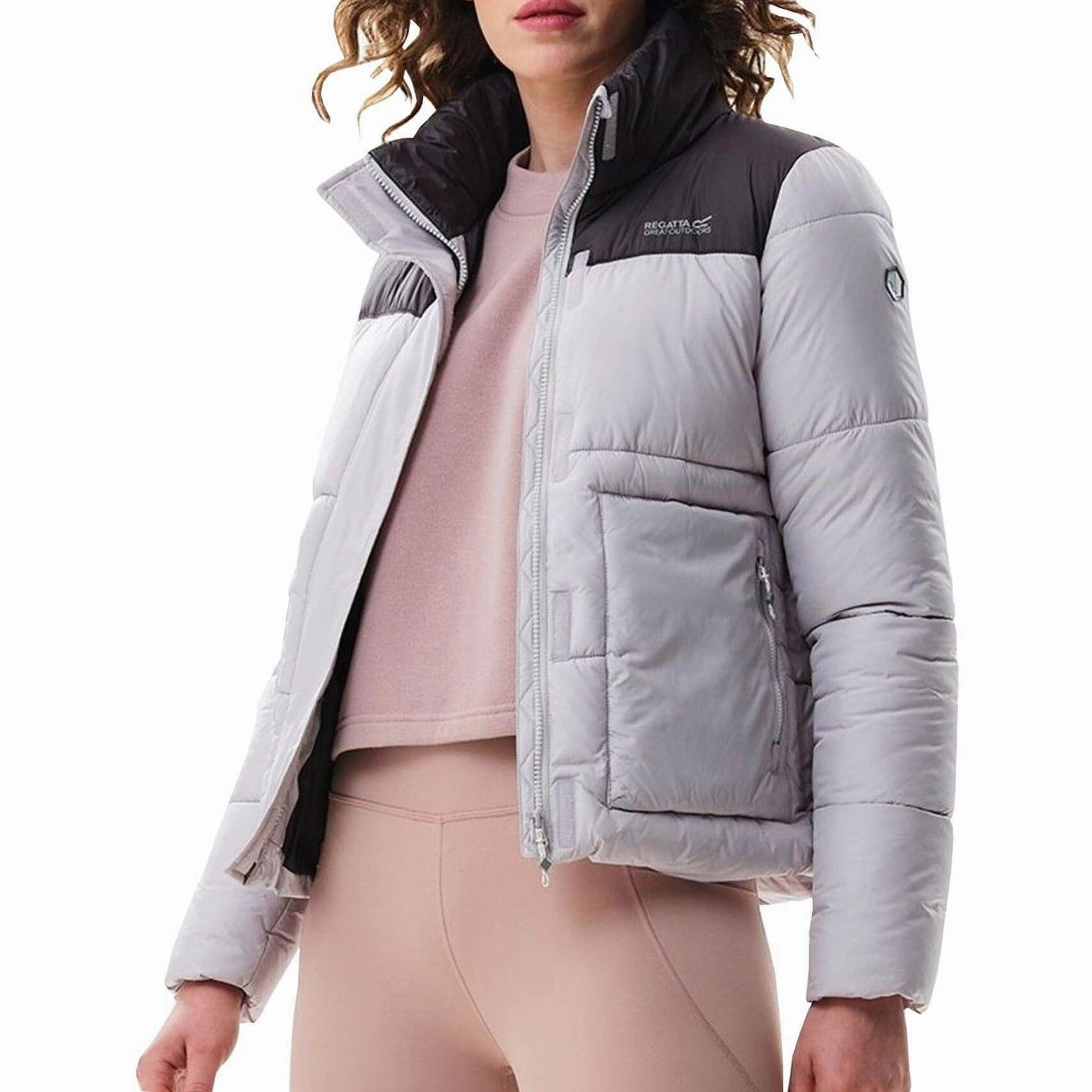 Regatta Embury Womens Insulated Jacket - Grey Hidden Ventilation Zones
