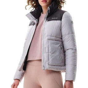 Regatta Embury Womens Insulated Jacket - Grey Hidden Ventilation Zones