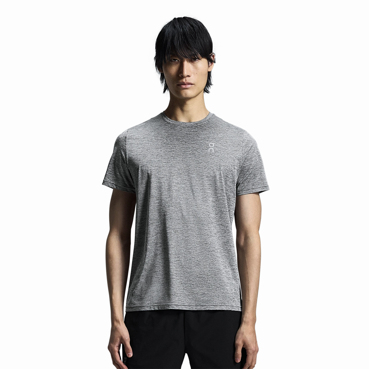 DoubleLayeredShoulders On Core-T Heather Gray