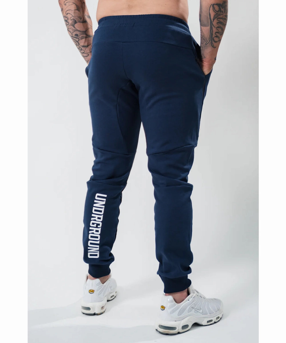 FlexibleCollarDesign UNDRGROUND Tapered Trackies (Washed Navy)