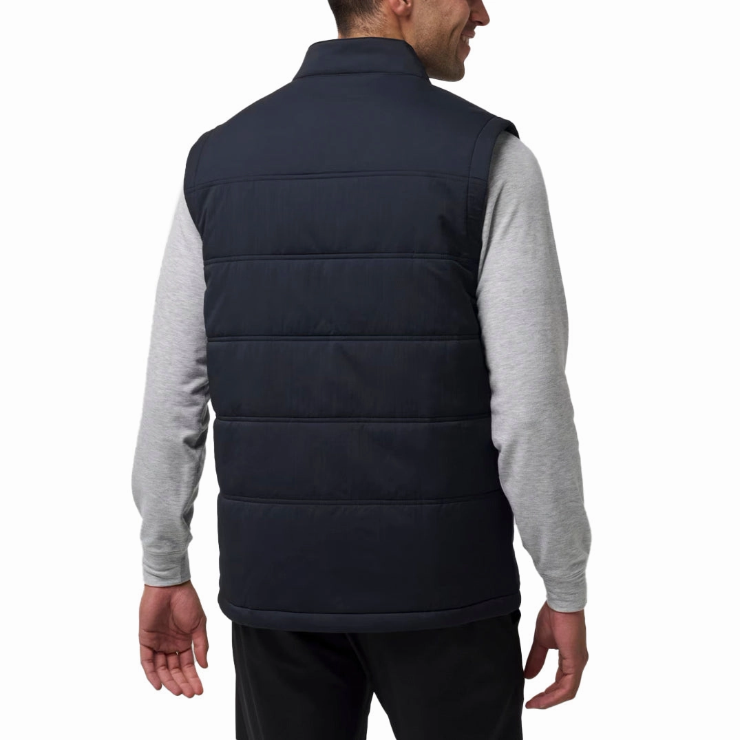 Travis Mathew Palisades Puffer Golf Vest - Black Thermal Insulation