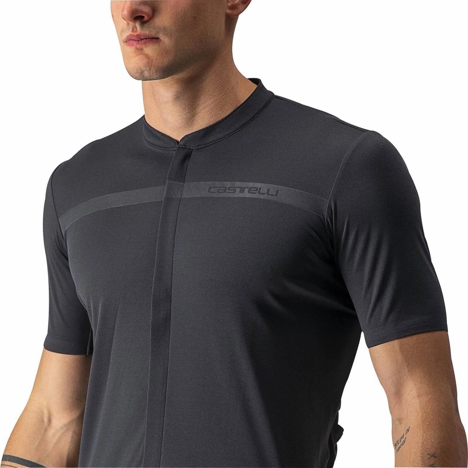 Advantage Typical Castelli Unlimited Allroad Short Sleeve Mens Cycling Jersey - Grey