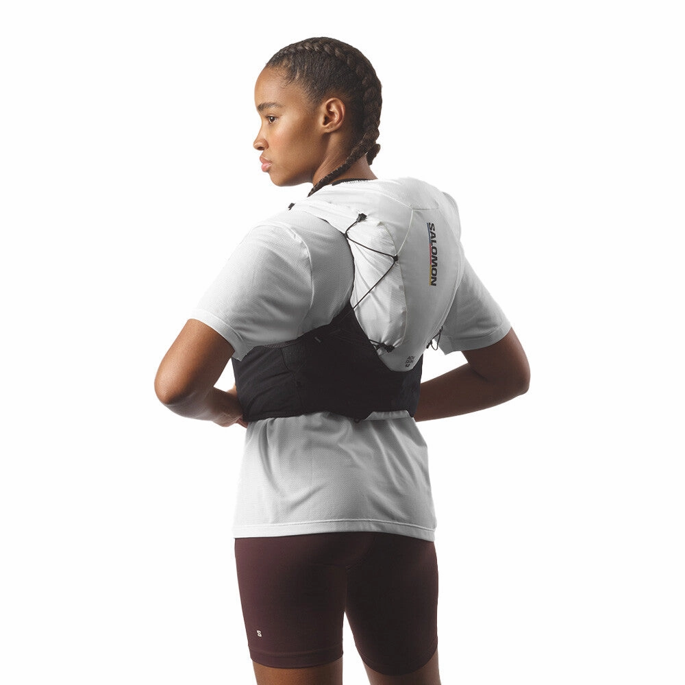 Advance Skin 12 Race Flag Set Running Vest Black / White Elasticity