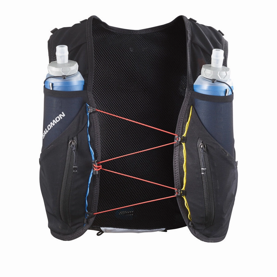 Advance Skin 12 Race Flag Set Running Vest Black / White Best