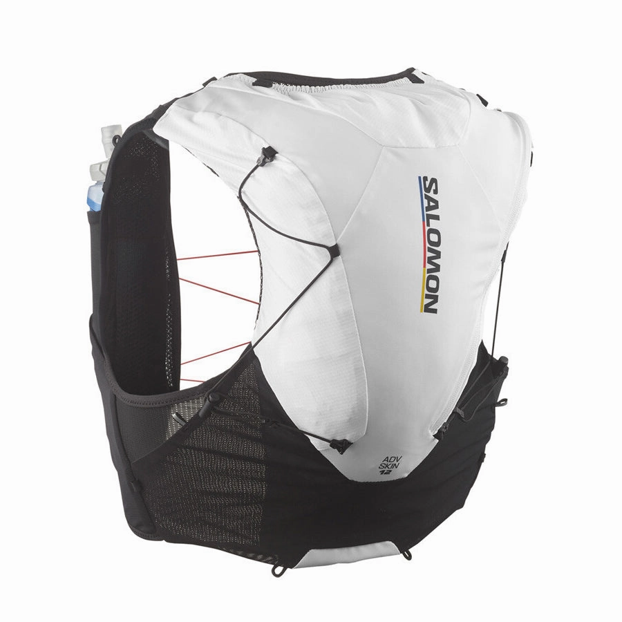 Advance Skin 12 Race Flag Set Running Vest Black / White Recommendation