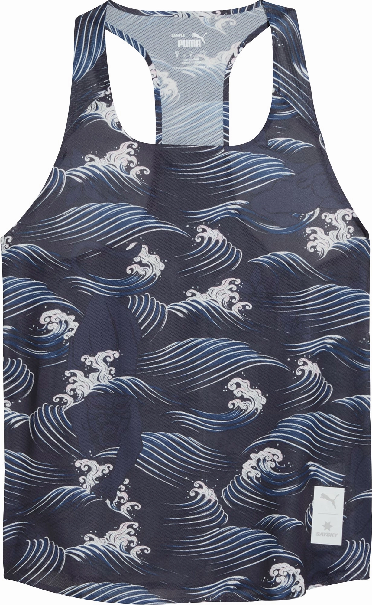 warm - feeling clothing Puma X SAYSKY Womens Vest Tank Top - Blue