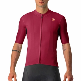 fondness Castelli Endurance Elite Short Sleeve Mens Cycling Jersey - Red