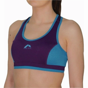 ring venue More Mile Prime Womens Running Crop Top - Purple
