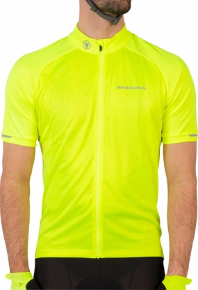 Fair Endura Xtract II Short Sleeve Mens Cycling Jersey - Yellow