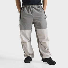 Torsional Stability System Nike Tech Woven Oversized Pants Flat Pewter / Lt Iron Ore - Black